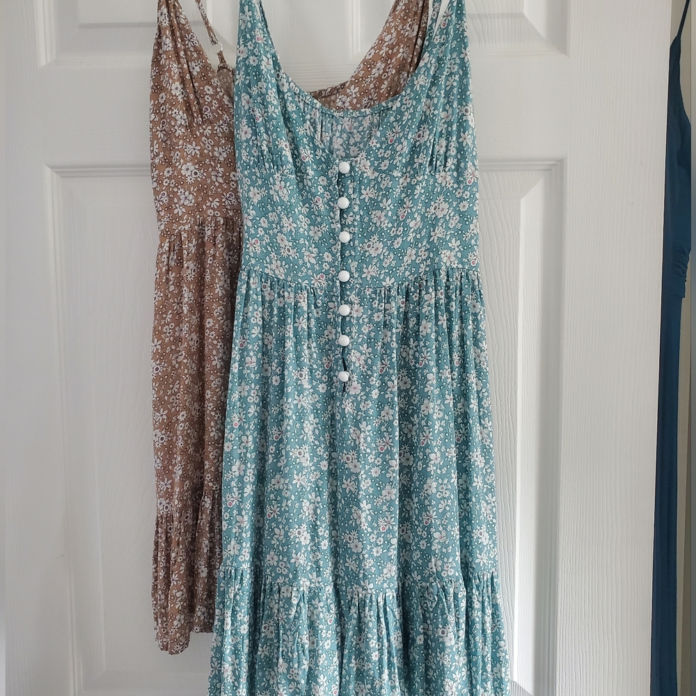 Floral Button-Down Dresses